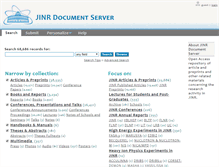 Tablet Screenshot of jds.jinr.ru