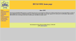 Desktop Screenshot of betacool.jinr.ru